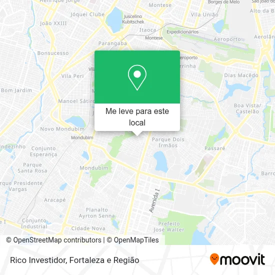 Rico Investidor mapa