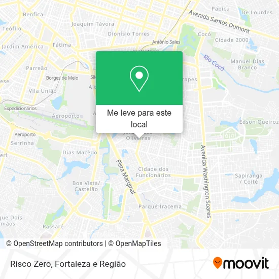 Risco Zero mapa