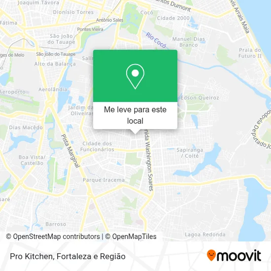 Pro Kitchen mapa