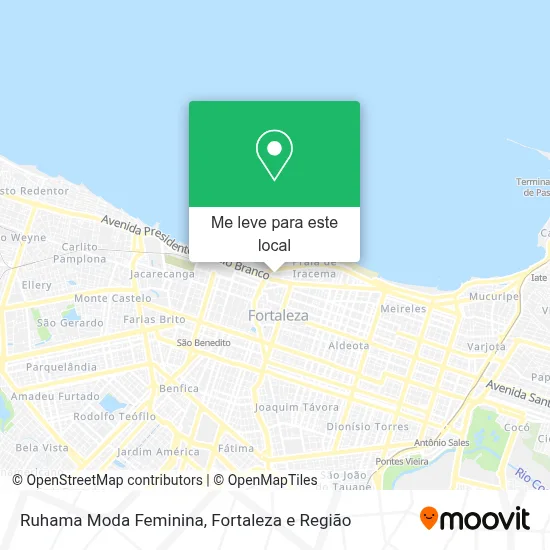 Ruhama Moda Feminina mapa