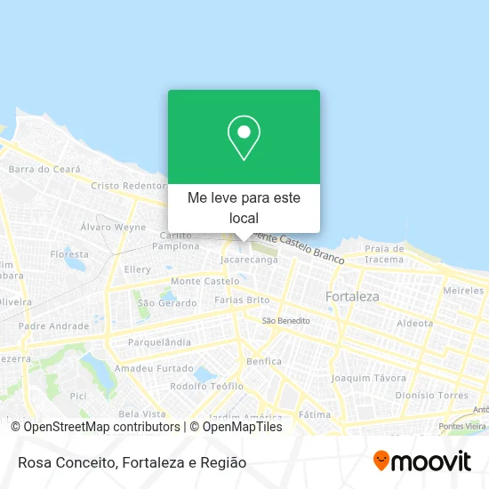 Rosa Conceito mapa