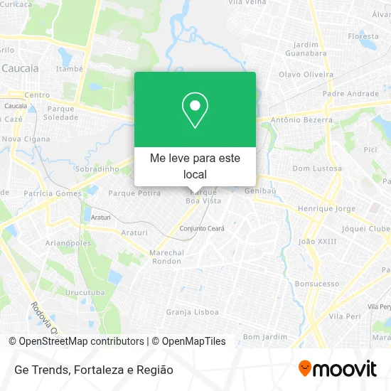 Ge Trends mapa
