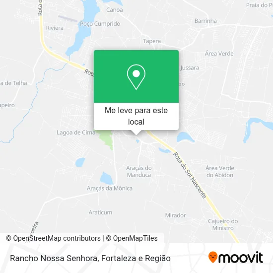 Rancho Nossa Senhora mapa
