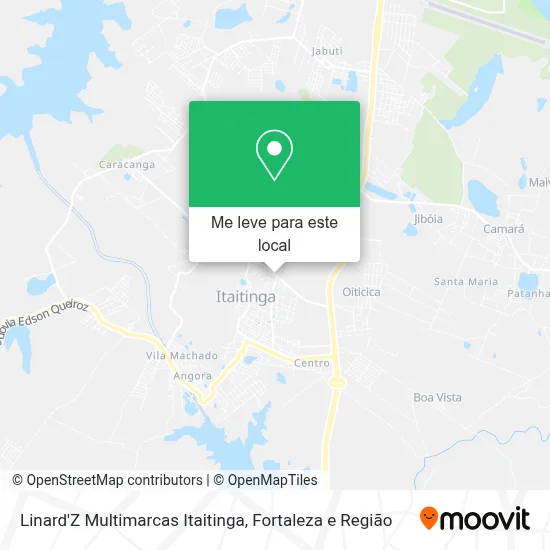 Linard'Z Multimarcas Itaitinga mapa