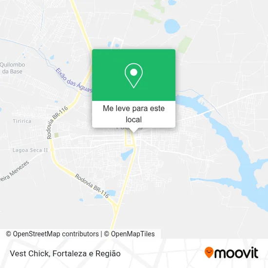 Vest Chick mapa