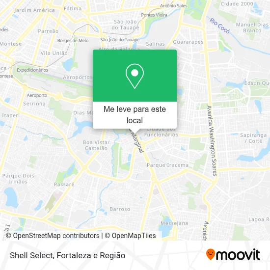 Shell Select mapa
