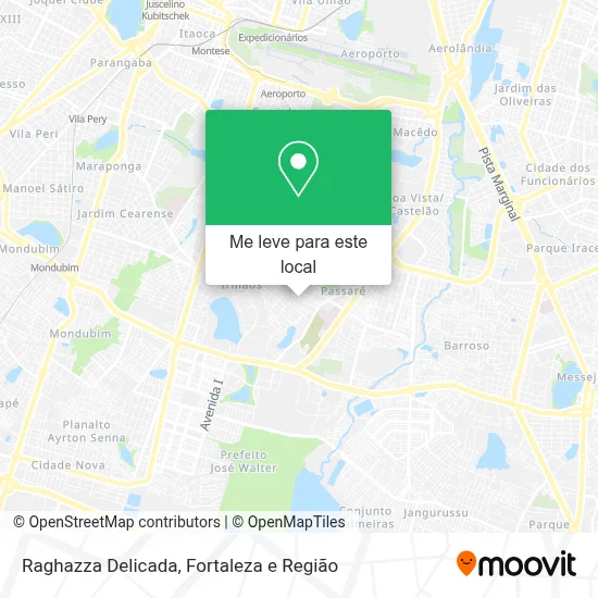 Raghazza Delicada mapa