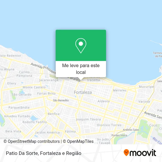 Patio Da Sorte mapa