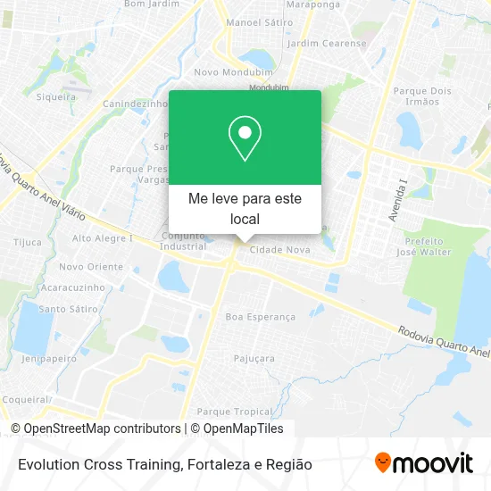Evolution Cross Training mapa