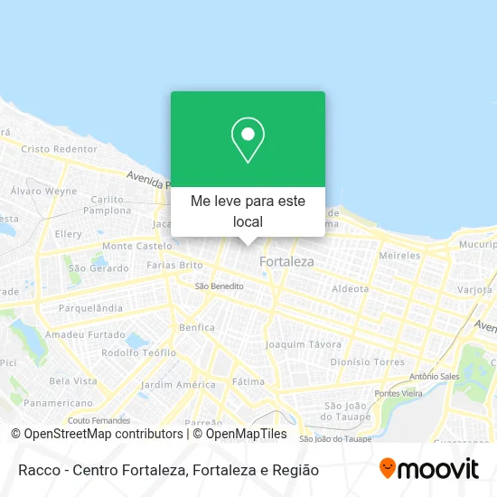Racco - Centro Fortaleza mapa