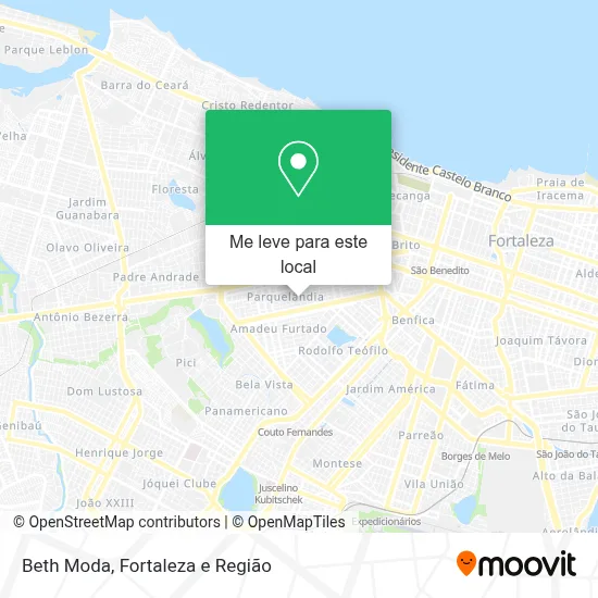 Beth Moda mapa