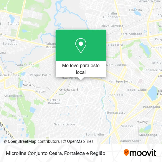 Microlins Conjunto Ceara mapa