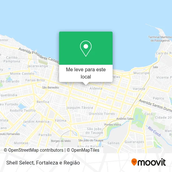 Shell Select mapa