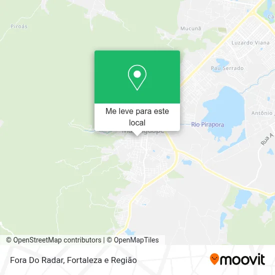 Fora Do Radar mapa