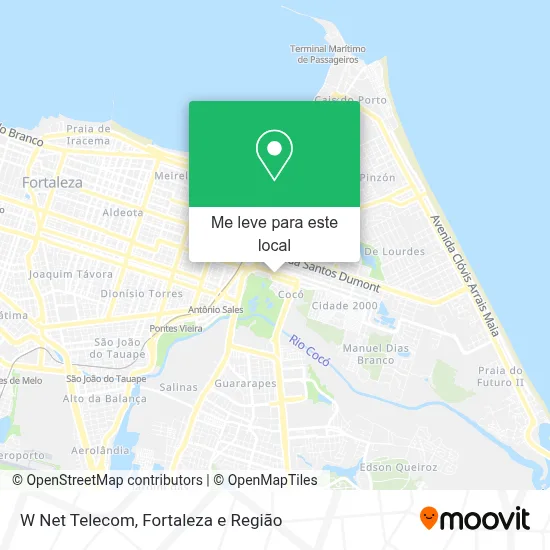 W Net Telecom mapa
