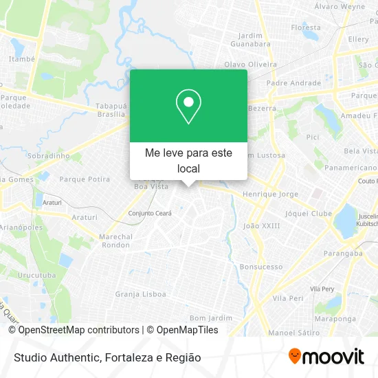 Studio Authentic mapa