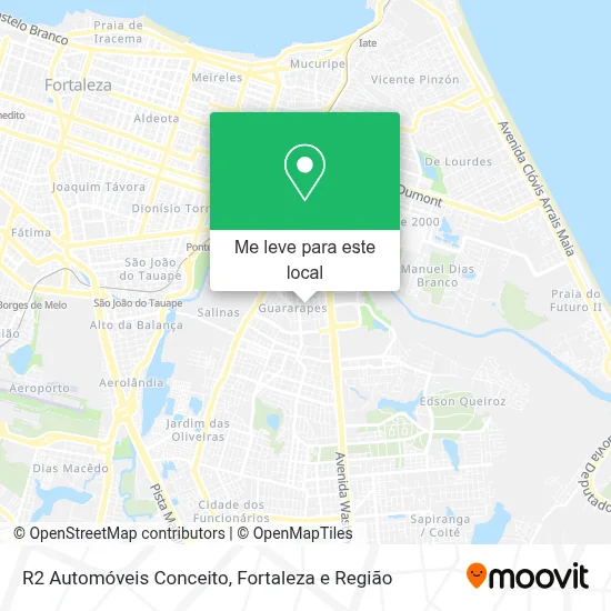 R2 Automóveis Conceito mapa