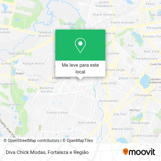 Diva Chick Modas mapa