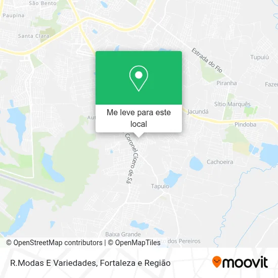 R.Modas E Variedades mapa