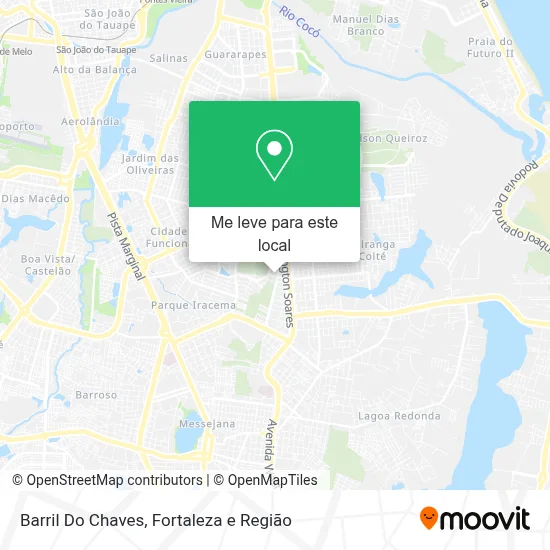 Barril Do Chaves mapa