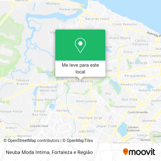 Neuba Moda Intima mapa
