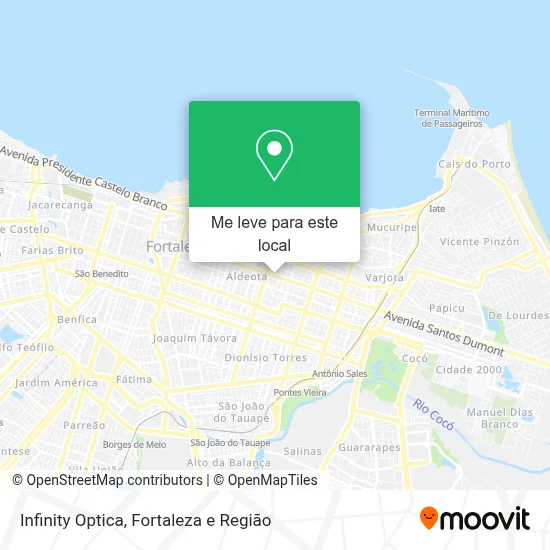 Infinity Optica mapa