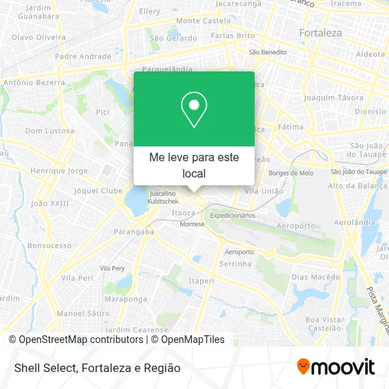 Shell Select mapa