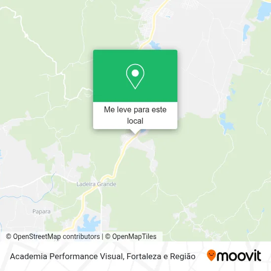 Academia Performance Visual mapa