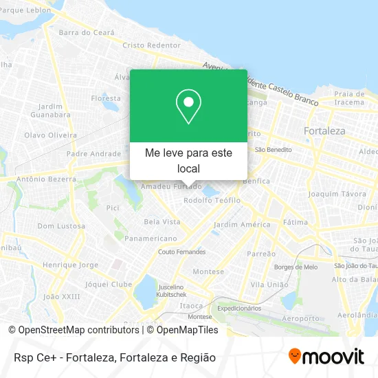 Rsp Ce+ - Fortaleza mapa