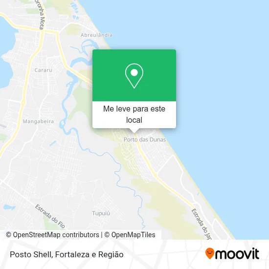 Posto Shell mapa