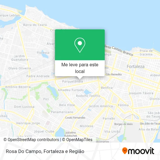 Rosa Do Campo mapa