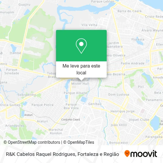 R&K Cabelos Raquel Rodrigues mapa