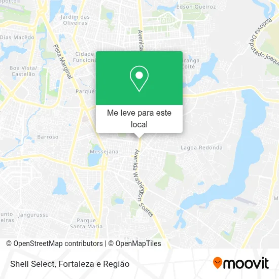 Shell Select mapa