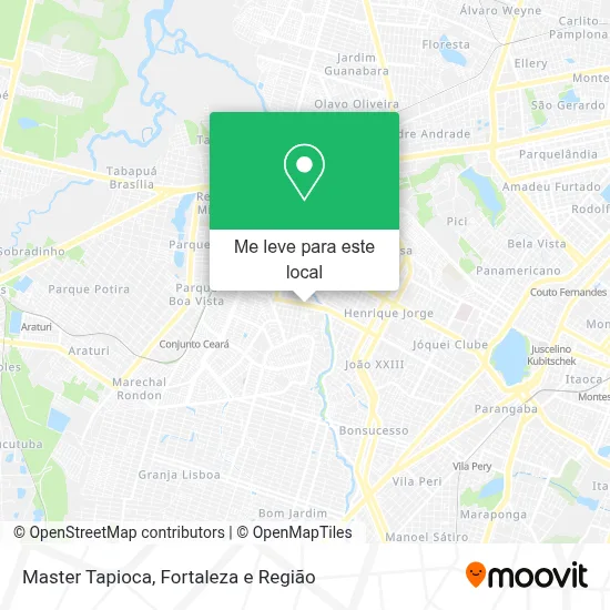Master Tapioca mapa