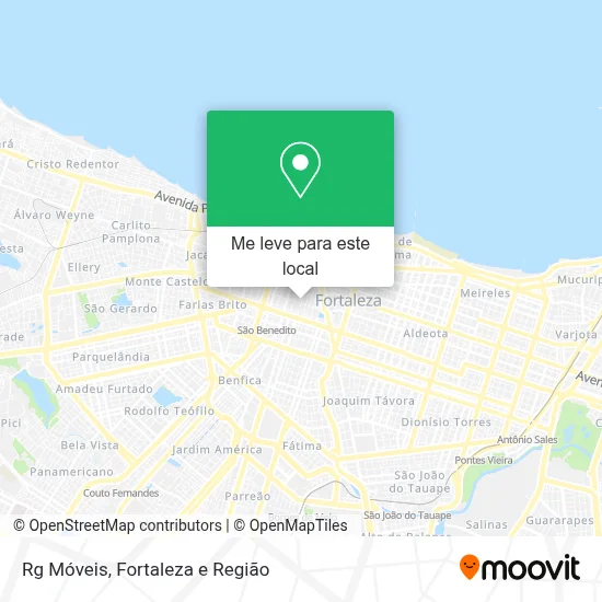 Rg Móveis mapa