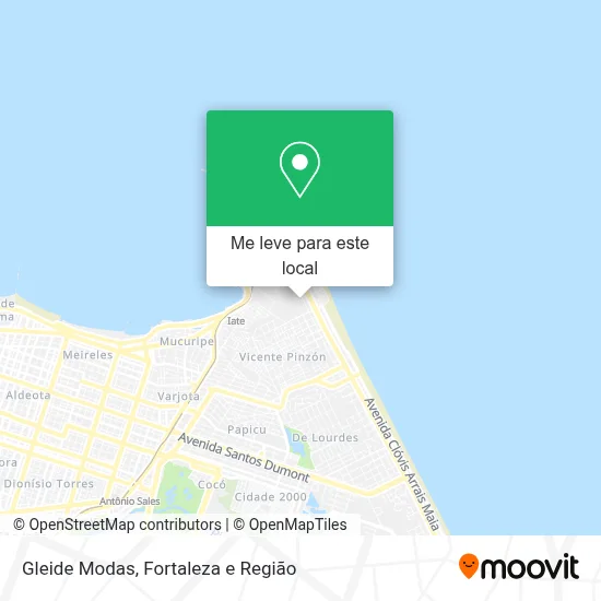 Gleide Modas mapa