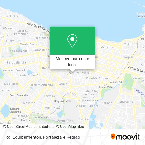 Rcl Equipamentos mapa