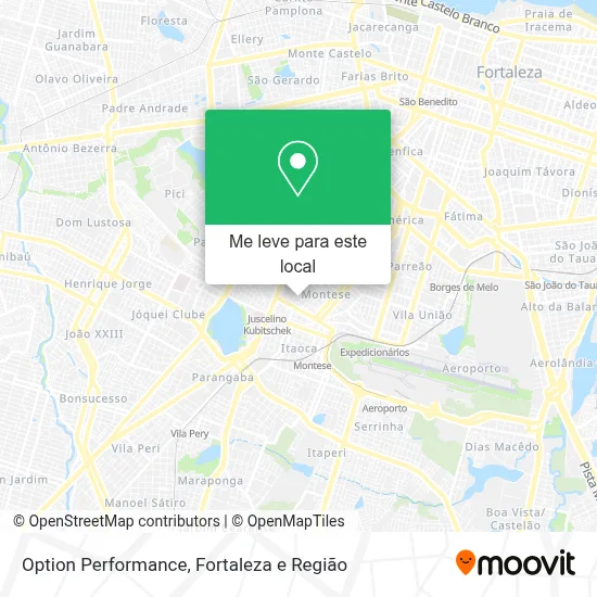 Option Performance mapa