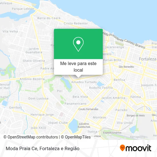 Moda Praia Ce mapa