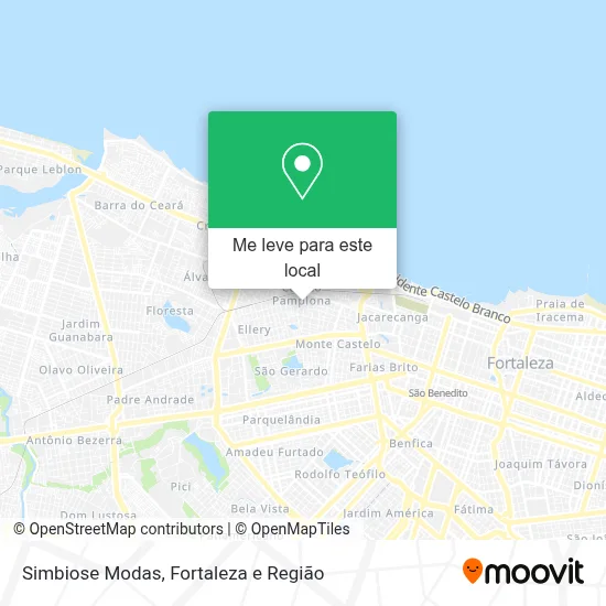 Simbiose Modas mapa