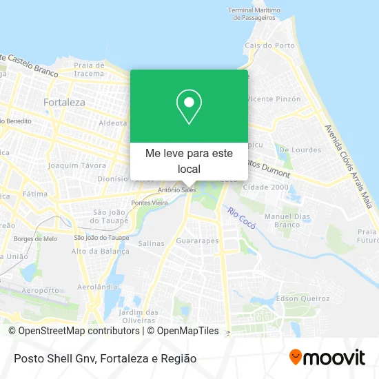 Posto Shell Gnv mapa