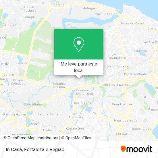 In Casa mapa
