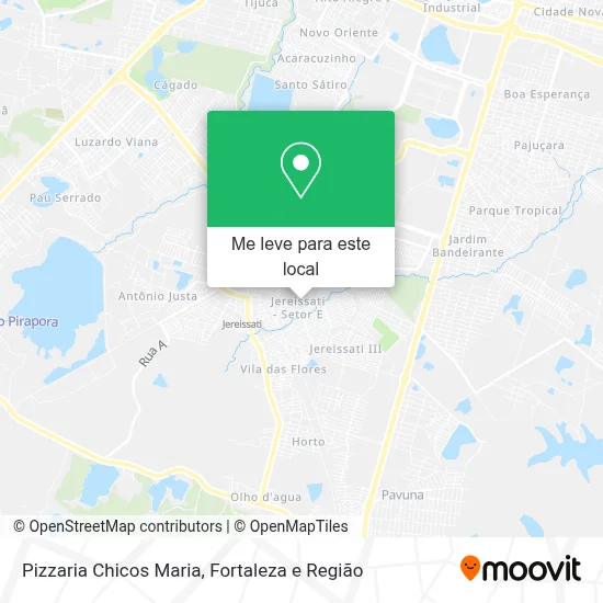 Pizzaria Chicos Maria mapa