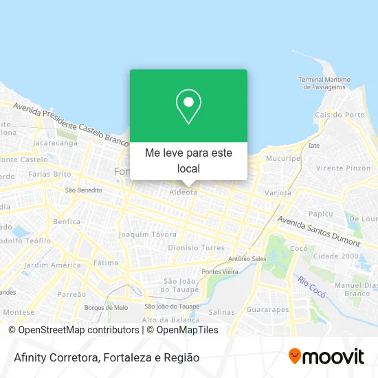 Afinity Corretora mapa