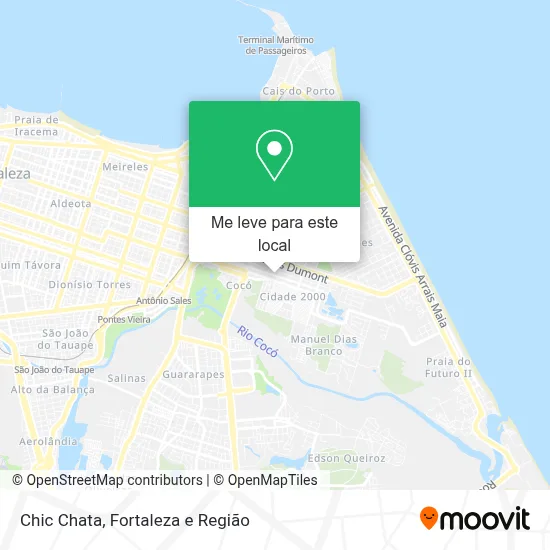 Chic Chata mapa