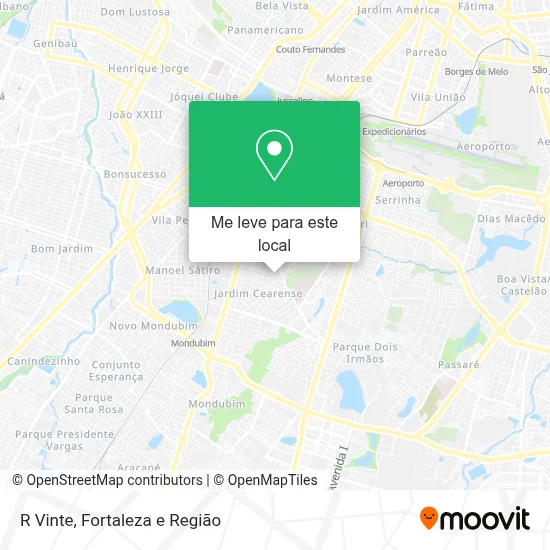 R Vinte mapa
