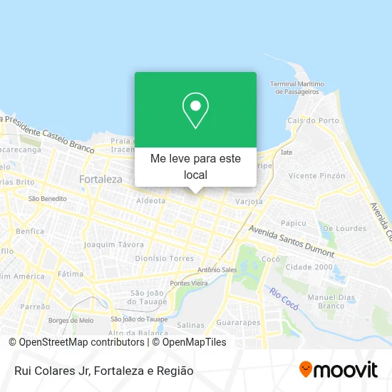 Rui Colares Jr mapa