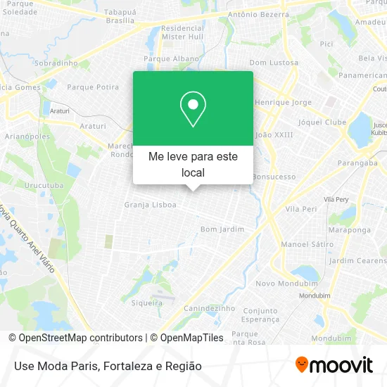 Use Moda Paris mapa