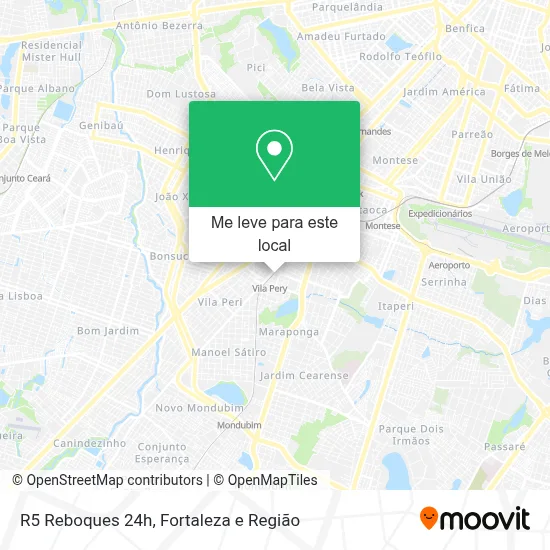 R5 Reboques 24h mapa