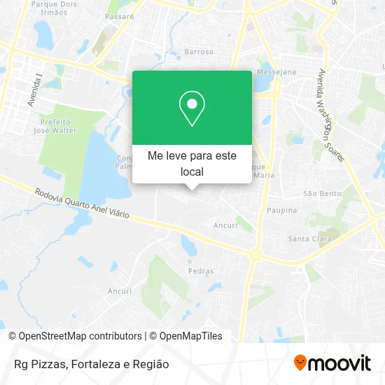 Rg Pizzas mapa